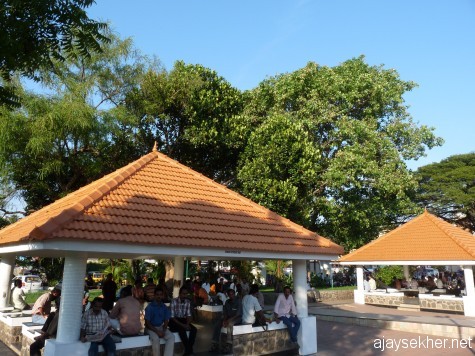 Renovated public square in East Fort, Tvm.