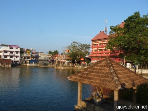 Padmateertha Kulam, an ancient pond in Tvm inside the Fort before the temple. It could be a silent witness to the conversion of Padmapani boddhistva to Padmanabha Vishnu in 8th century. Anyway the affix Padma still stays...