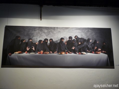 "Last Supper" by Sumedh Rajendran at Aspinwall.