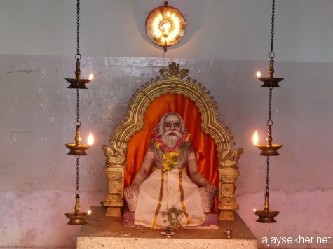 Idol of Sri Chatambi Swamy inside the fort in Tvm, a leading sage and reformer who fought the Vedic hegemony and caste during the Kerala renaissance.