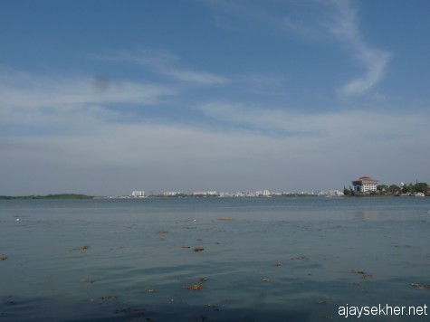 Part of Kochi city ion the mainland from Fort Cochin boat dock