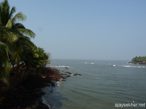 River mouth of Kadalundy where it empties into the Arabian Sea.