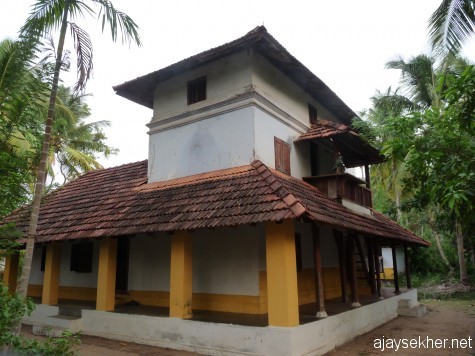 The remaining block of the old Ettukettu of Changaram Komarath household of Mitavadi C Krishnan near Mullasery, Thrissur district of Kerala, early April 2013.