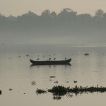 074433 The misty sunrise in the Vembanad