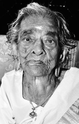 Velathu Lakshmikutty (1911-2013) at 103.  Photo: The Hindu