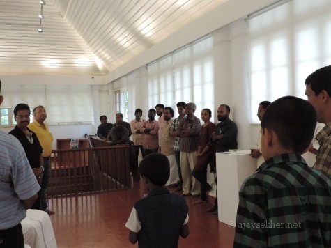 spectators at D H Kochi on 18 sept 2013 during the inaugural speech.